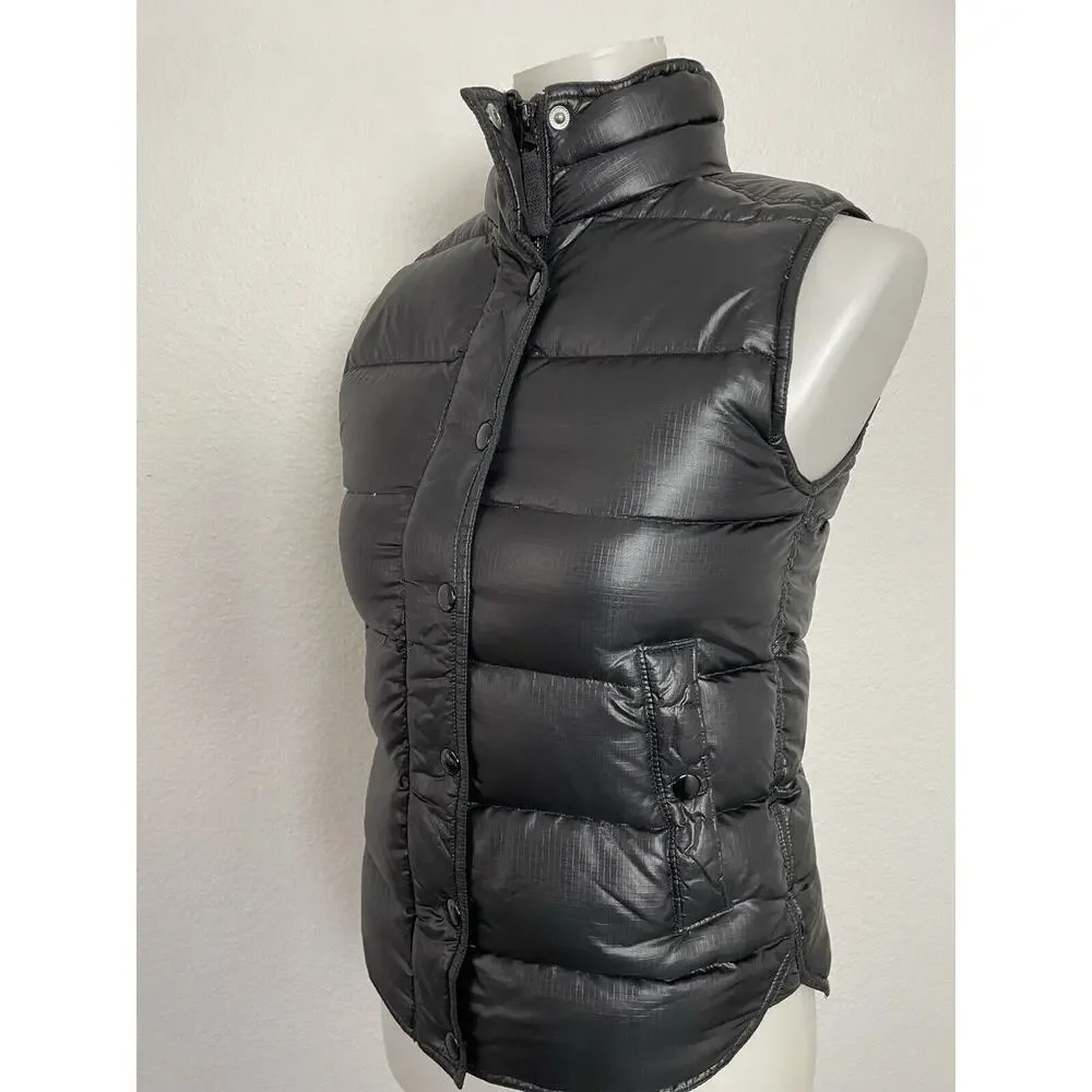 J. Crew Vest Puffer Women XXS Quilted Zip Front Down Feathers Heritage Layering‎